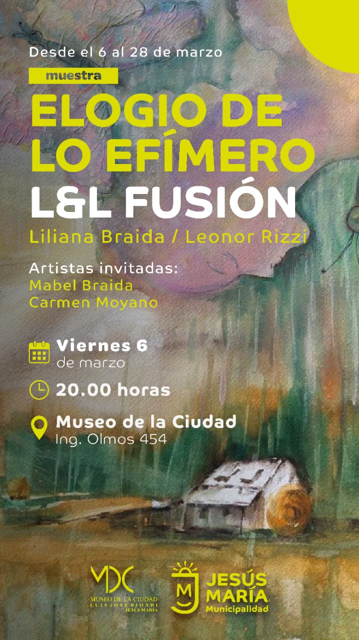 “Elogio de lo efímero”: nueva muestra de arte en el Museo de la Ciudad