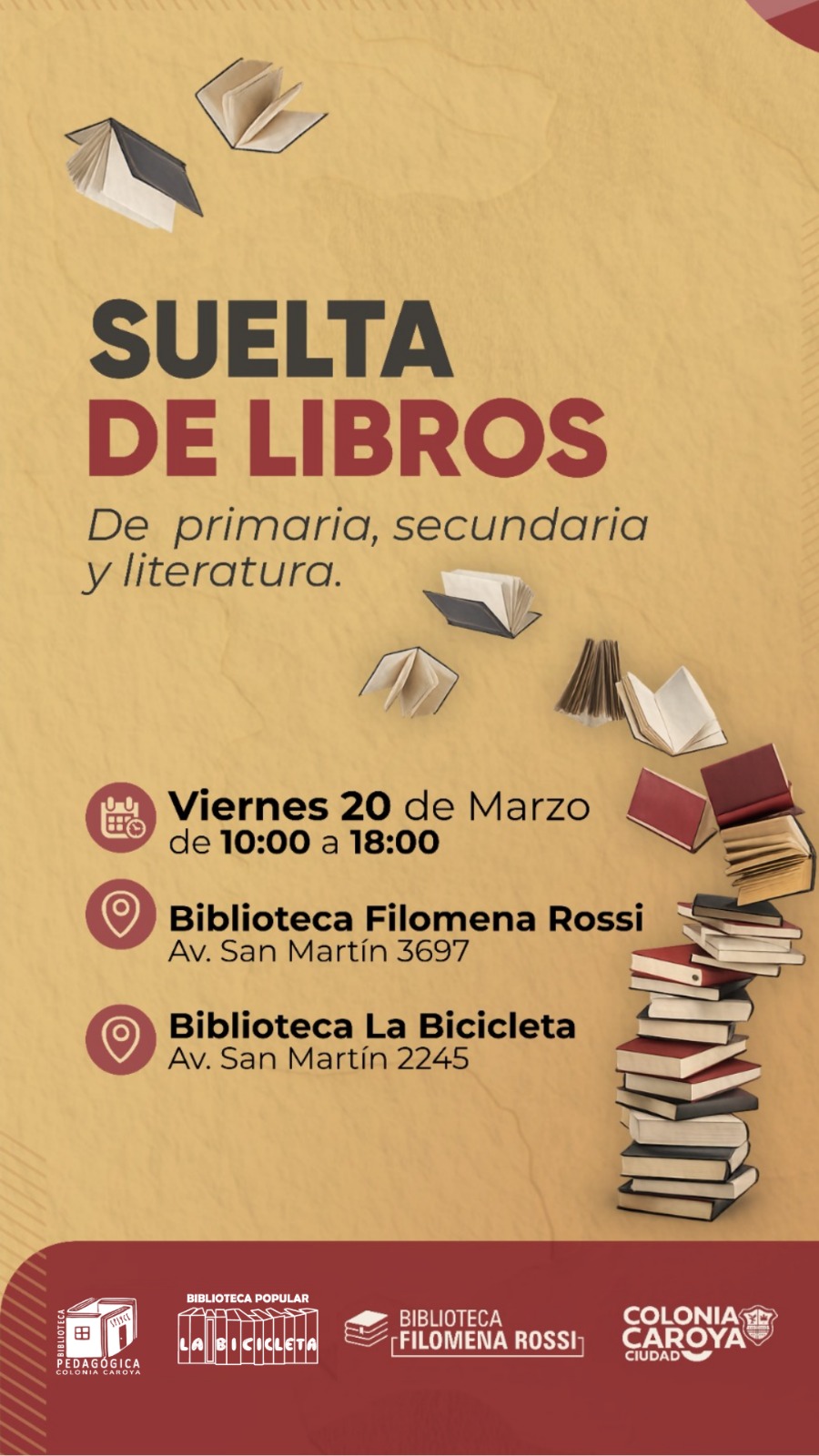Viernes con suelta de libros