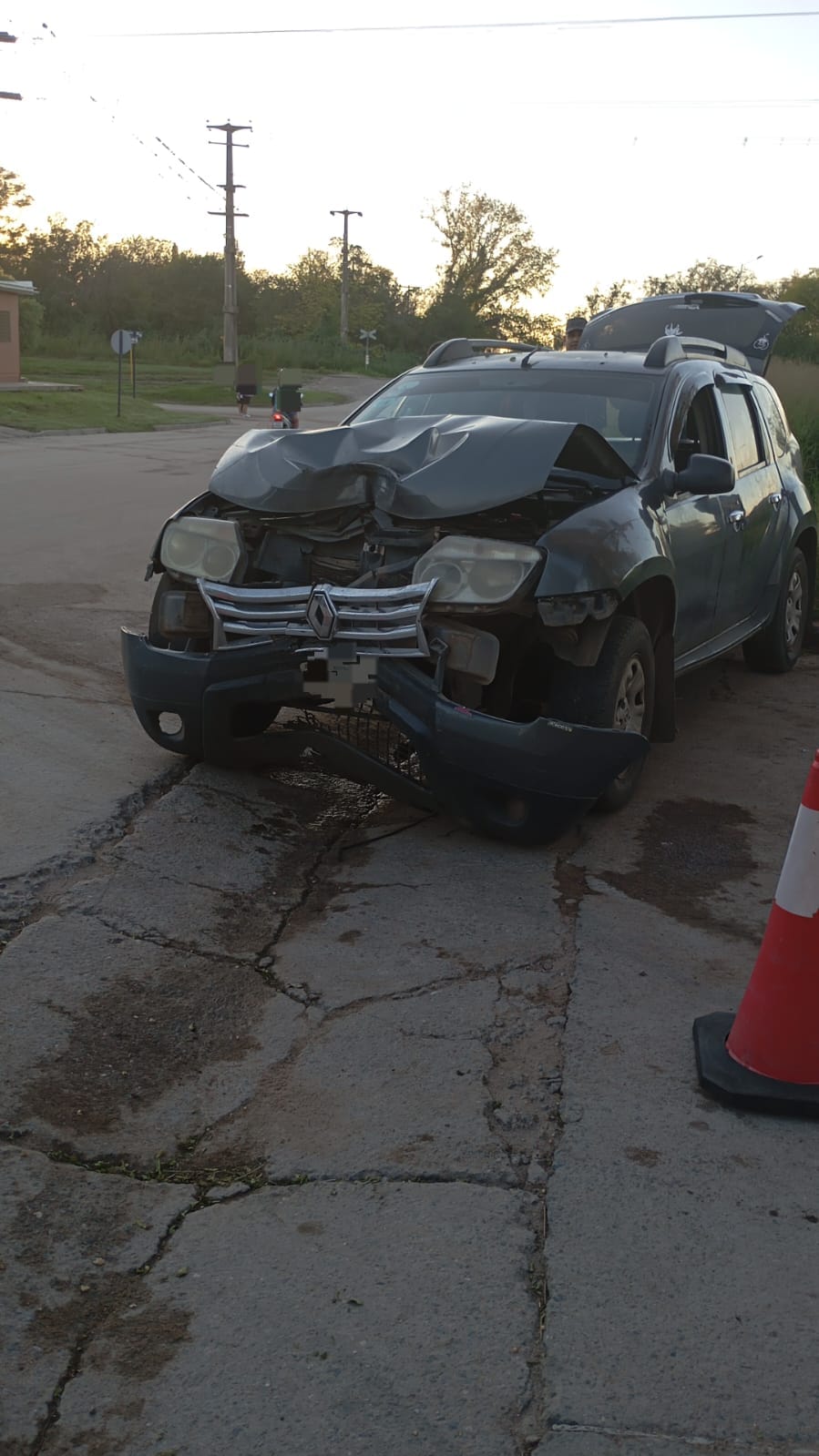 Se descompensó y terminó provocando un accidente