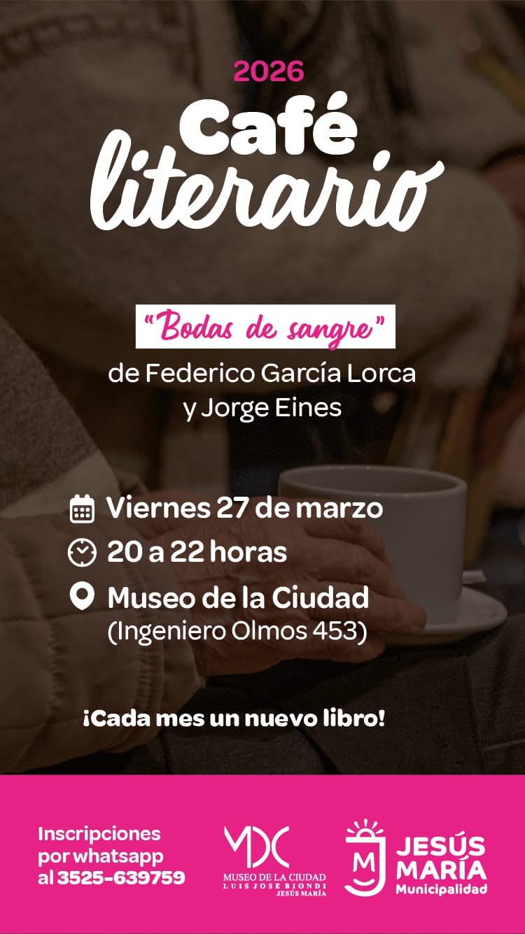 El Café Literario vuelve con una noche dedicada a “Bodas de Sangre”