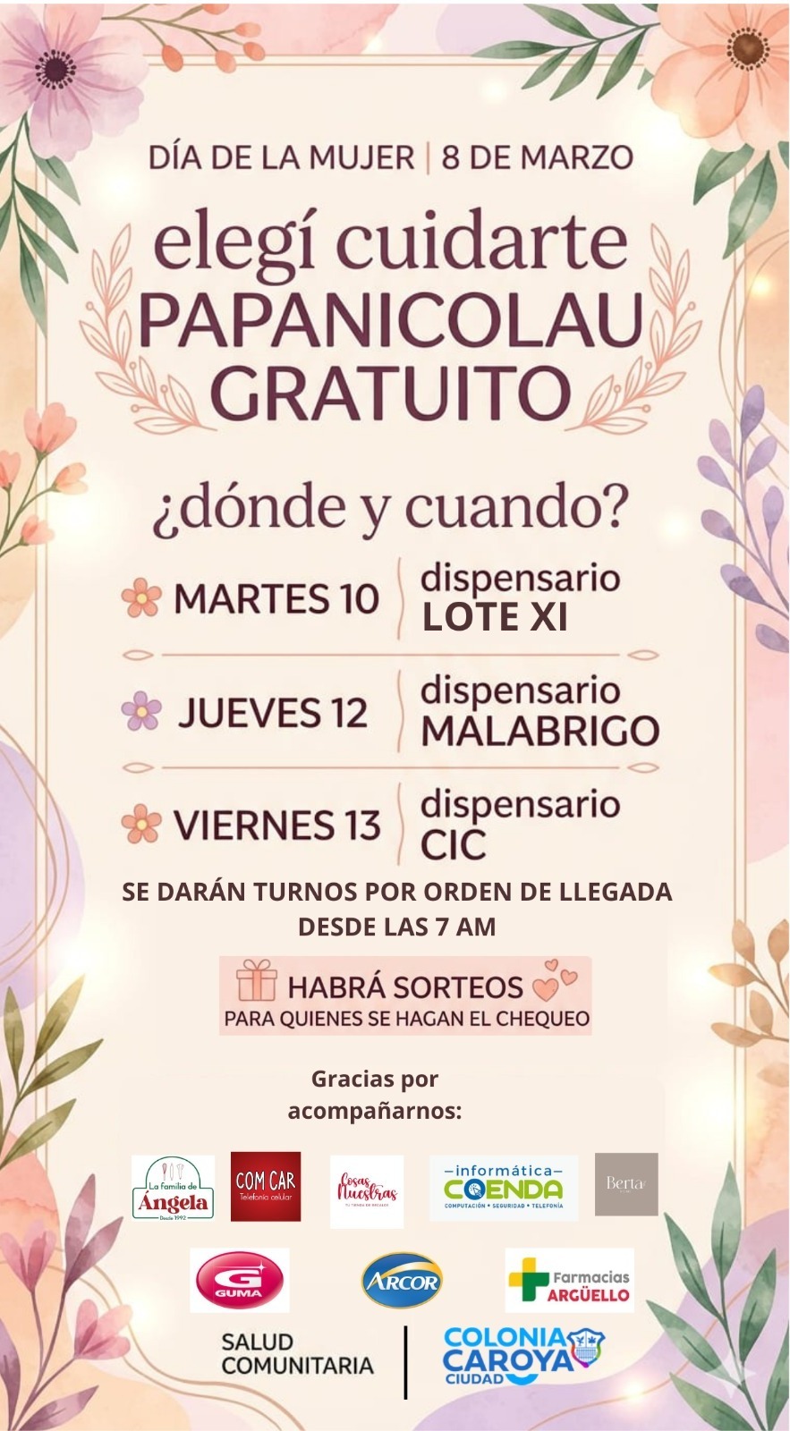 Estudios gratuitos en la Semana de la Mujer