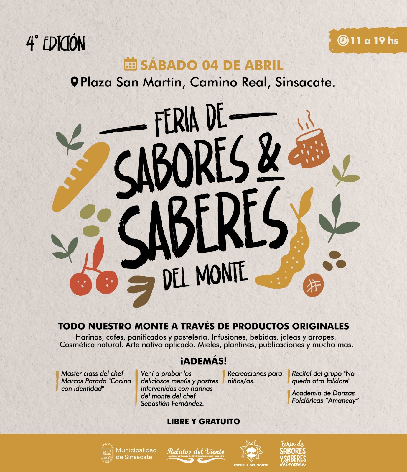 Sinsacate celebra su 4° Feria de Sabores y Saberes del Monte