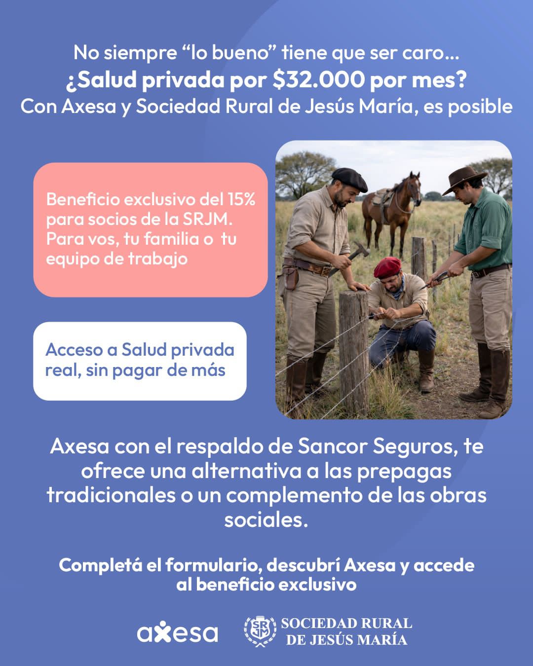 Beneficios exclusivos para socios de la Sociedad Rural.