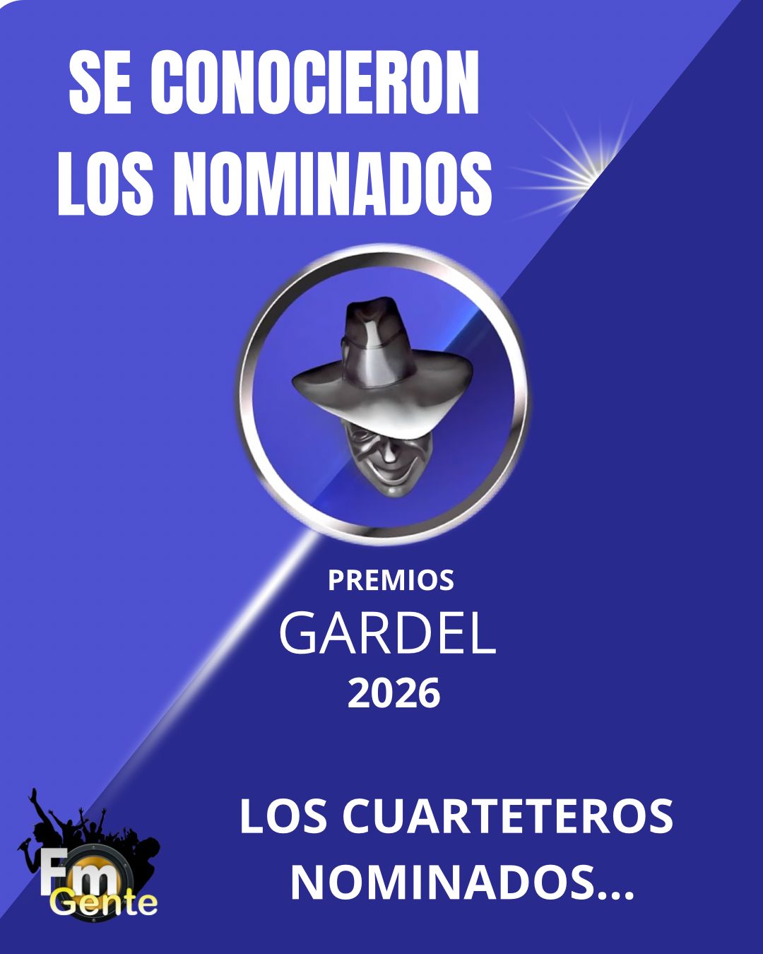 Estos son los nominados del CUARTETO a los  Premios  Gardel