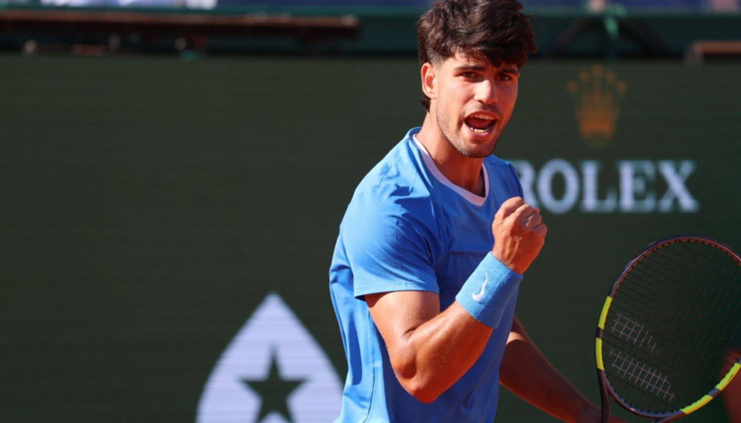Etcheverry le hizo un gran partido a Alcaraz, aunque no fue suficiente y se despidió del Masters de Montecarlo