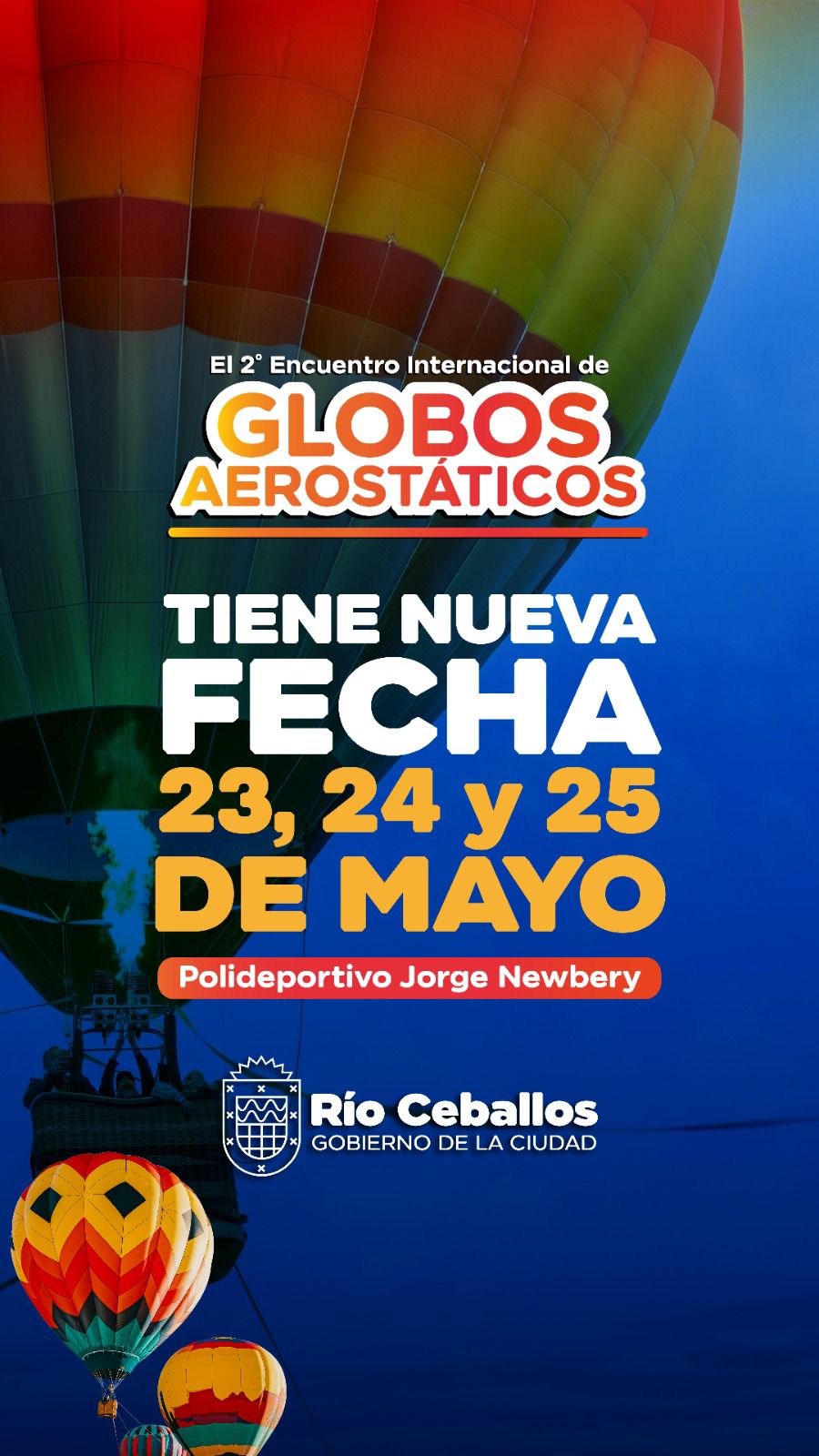 EL ENCUENTRO INTERNACIONAL DE GLOBOS AEROSTÁTICOS TIENE NUEVA FECHA
