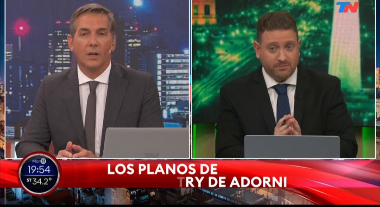 Jonatan Viale mostró los planos de la casa de Adorni en TN y le echó más leña al escándalo