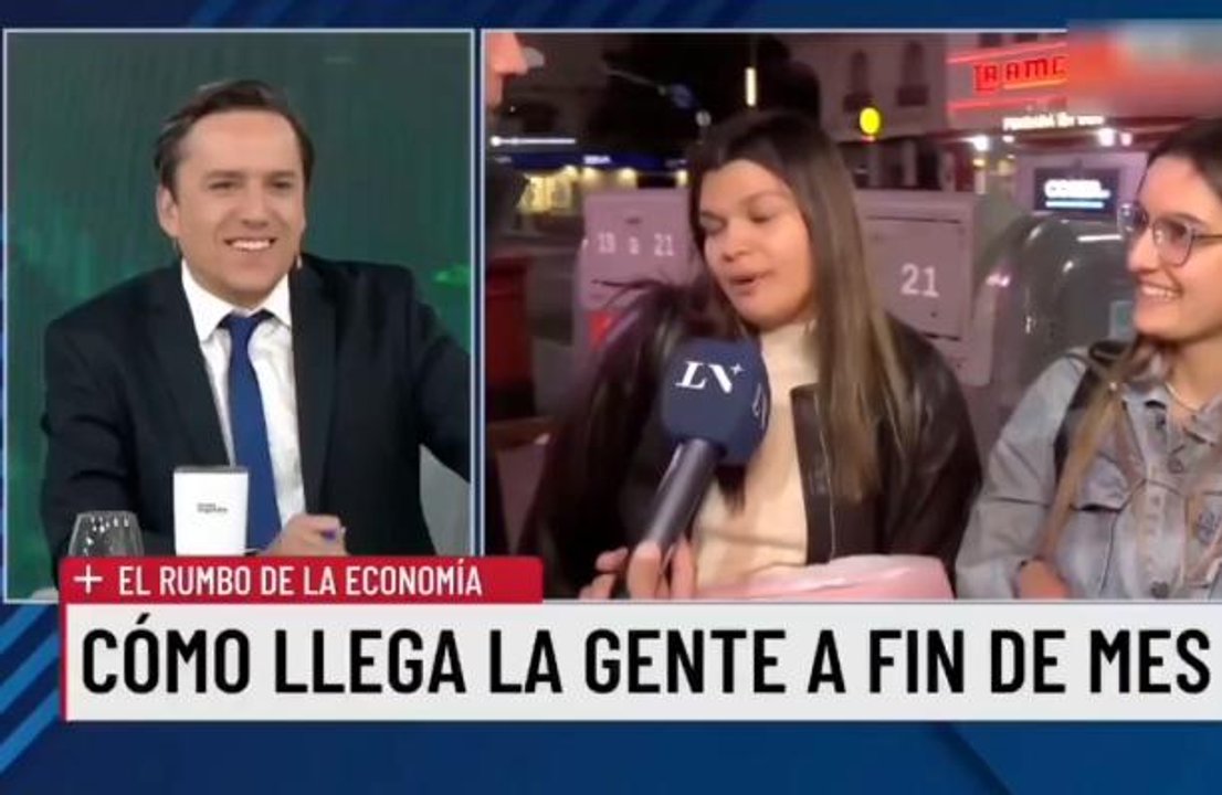 El móvil venía tranquilo y relajado, hasta que una muchacha explotó al ser consultada por Milei: “Es un hijo de mil puta”