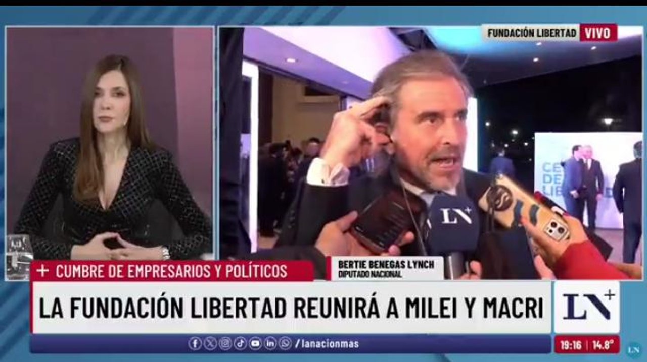 Arrinconado por Cristina Pérez por el caso Adorni, Benegas Lynch quiso zafar atacando a los “periodistas mercenarios”