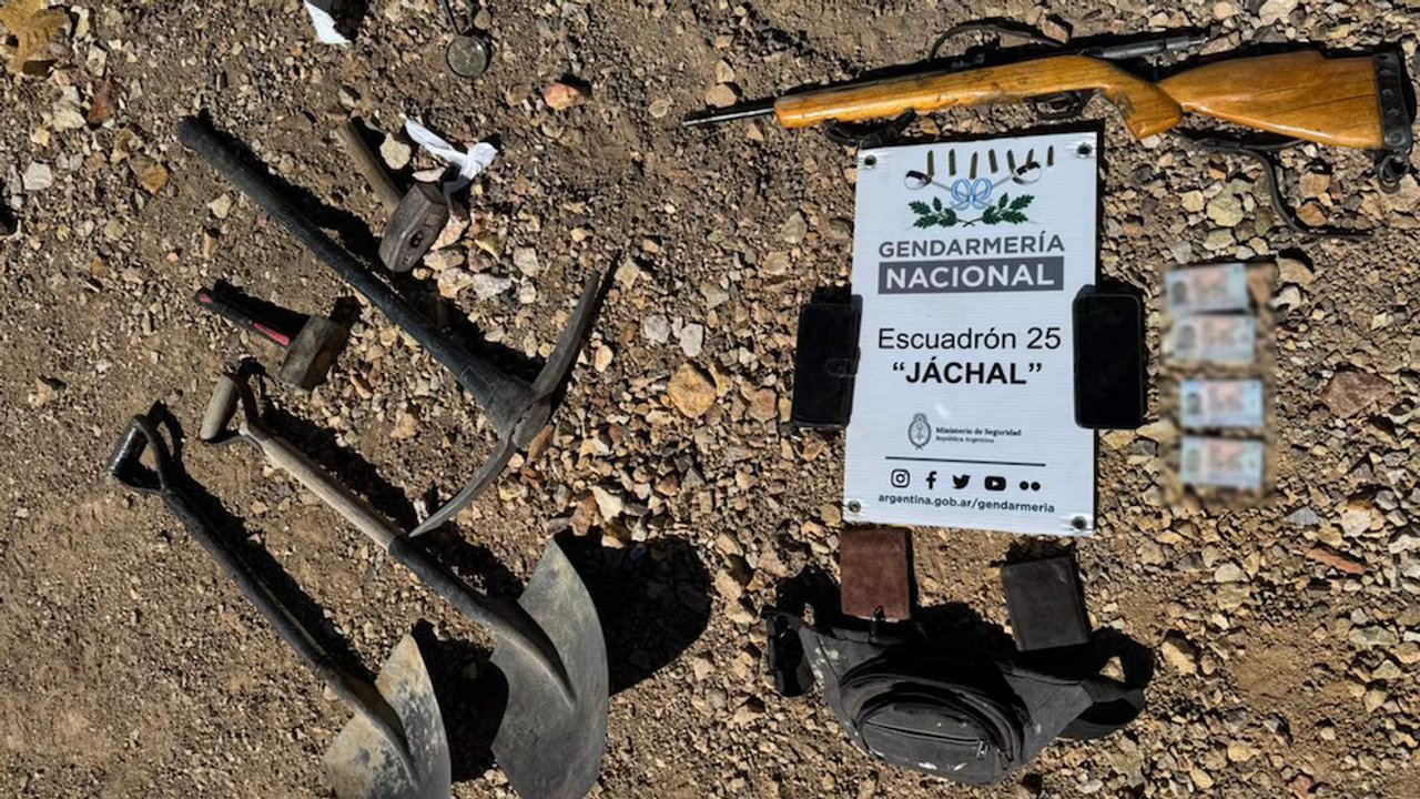Mineros chilenos extraían oro de manera ilegal en la Cordillera y fueron detenidos
