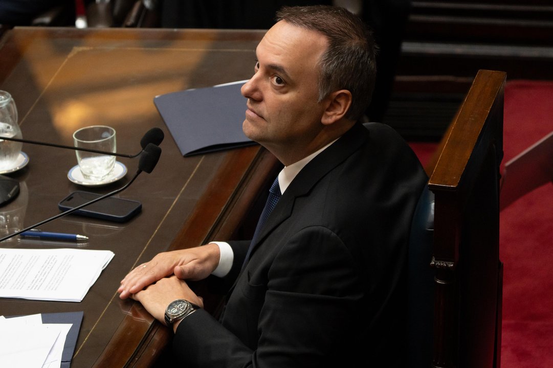 Fotogalería NA: informe de gestión de Manuel Adorni en Diputados
