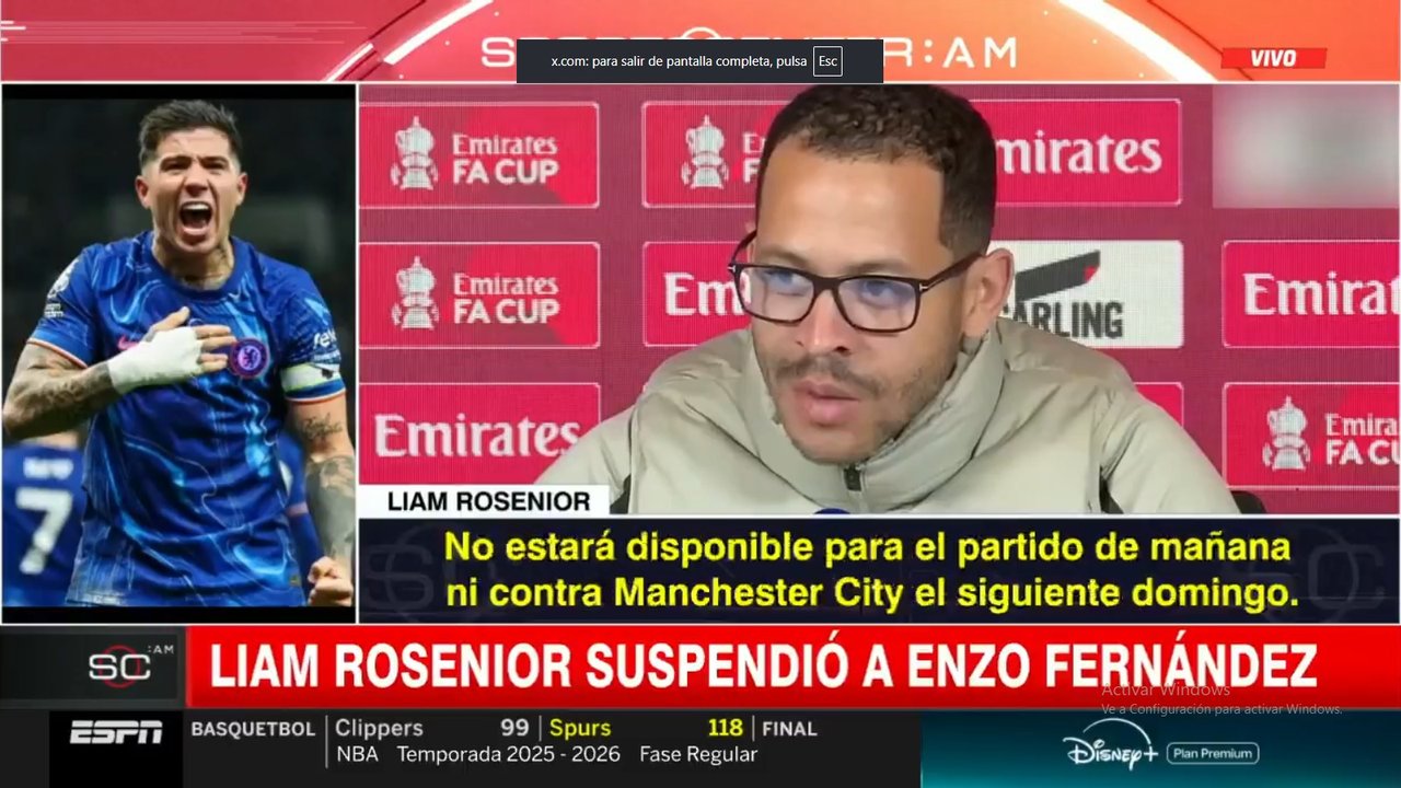 Las explicaciones del entrenador del Chelsea de por qué suspendió a Enzo Fernández por dos partidos