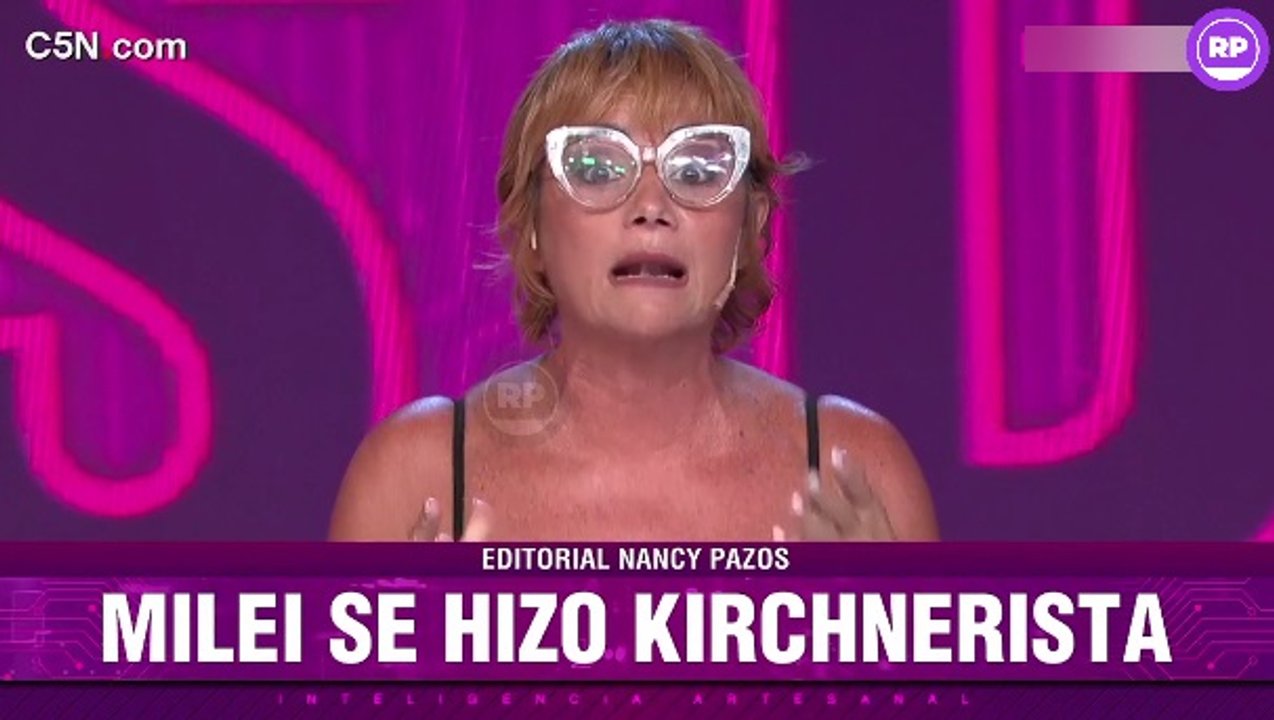 Nancy Pazos se burló de Javier Milei por su medida populista de congelar el precio de la nafta