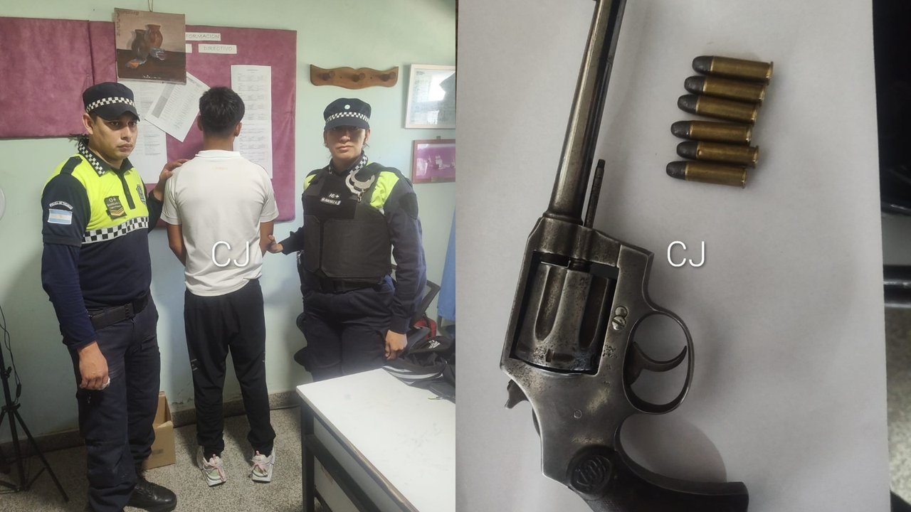 Un adolescente de 17 años llevó un arma a la escuela secundaria y quedó detenido