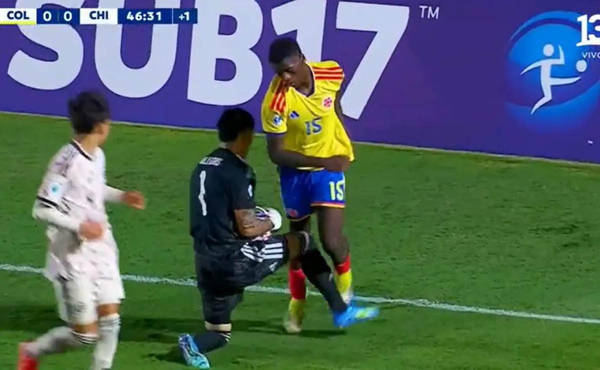 ¿El penal más insólito hecho por un arquero? El pecado del 1 de Chile en el Sudamericano Sub 17