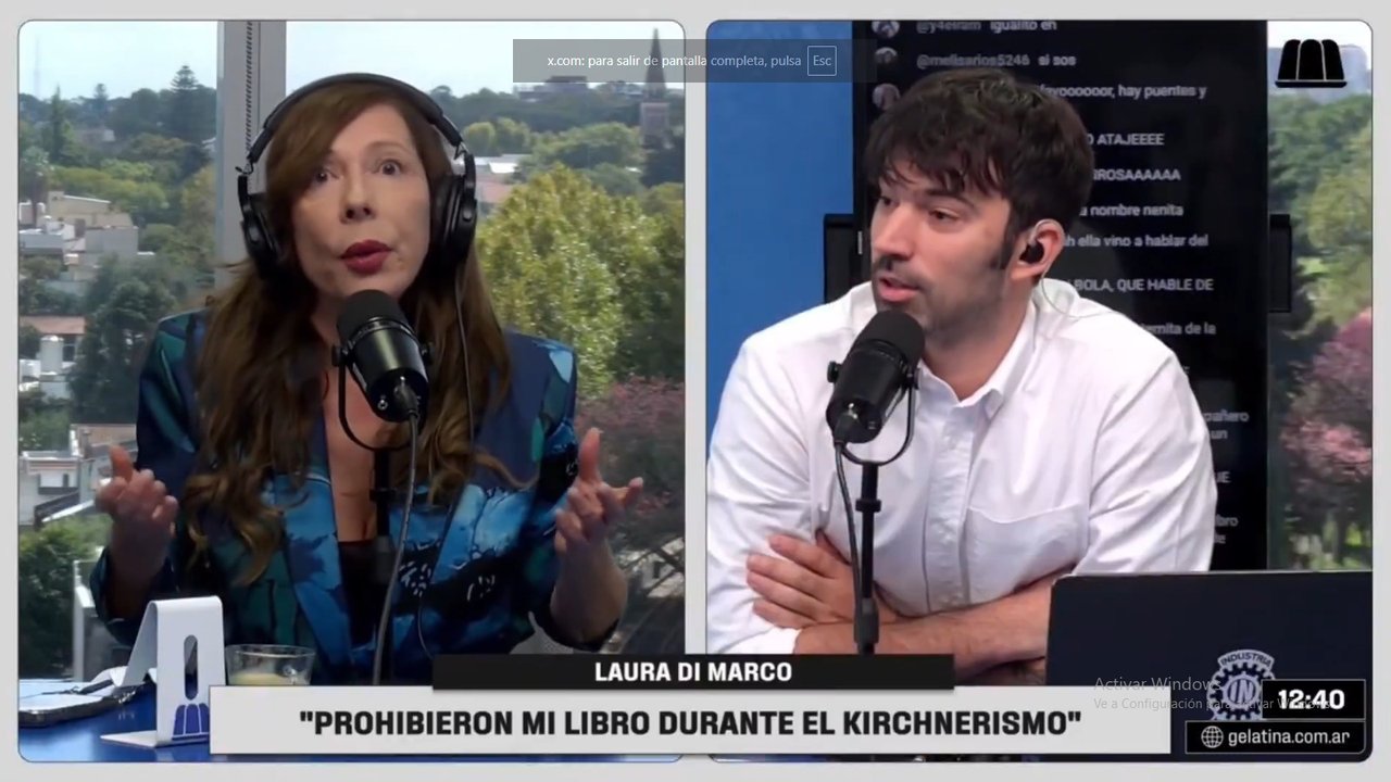 Laura Di Marco con Pedro Rosemblat: “Lo de Milei con la prensa es grave y no se puede justificar, pero lo del kirchnerismo fue muchísimo peor”