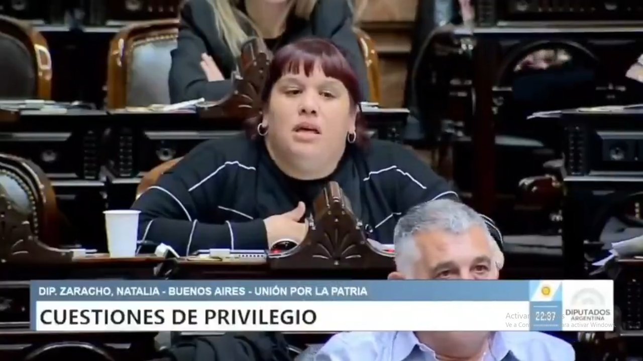 Natalia Zaracho les dijo de todo a los diputados libertarios: “No sé en qué colegio estudian y salen tan hijos de puta”