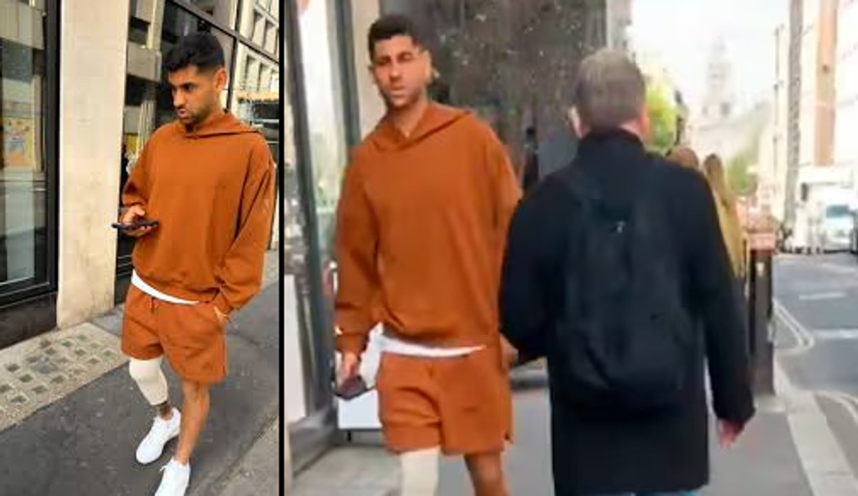 Un hincha de Arsenal se burló en la calle del Cuti Romero por el descenso de Tottenham