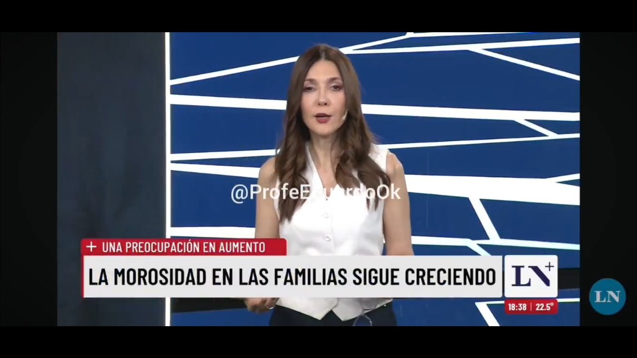 Hasta Cristina Pérez salió a pedirle al Gobierno que haga algo con la morosidad de las familias