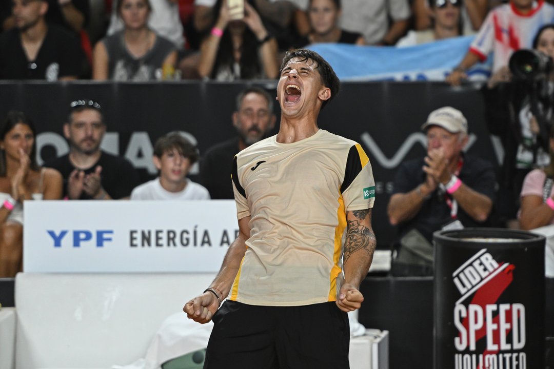 Ugo Carabelli consiguió un triunfazo ante Khachanov en el ATP 500 de Barcelona