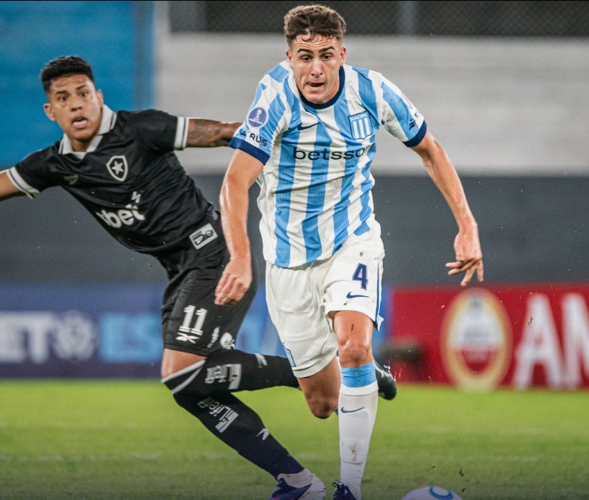 Racing cayó por 3-2 con Botafogo y complicó clasificación de la Copa Sudamericana 2026