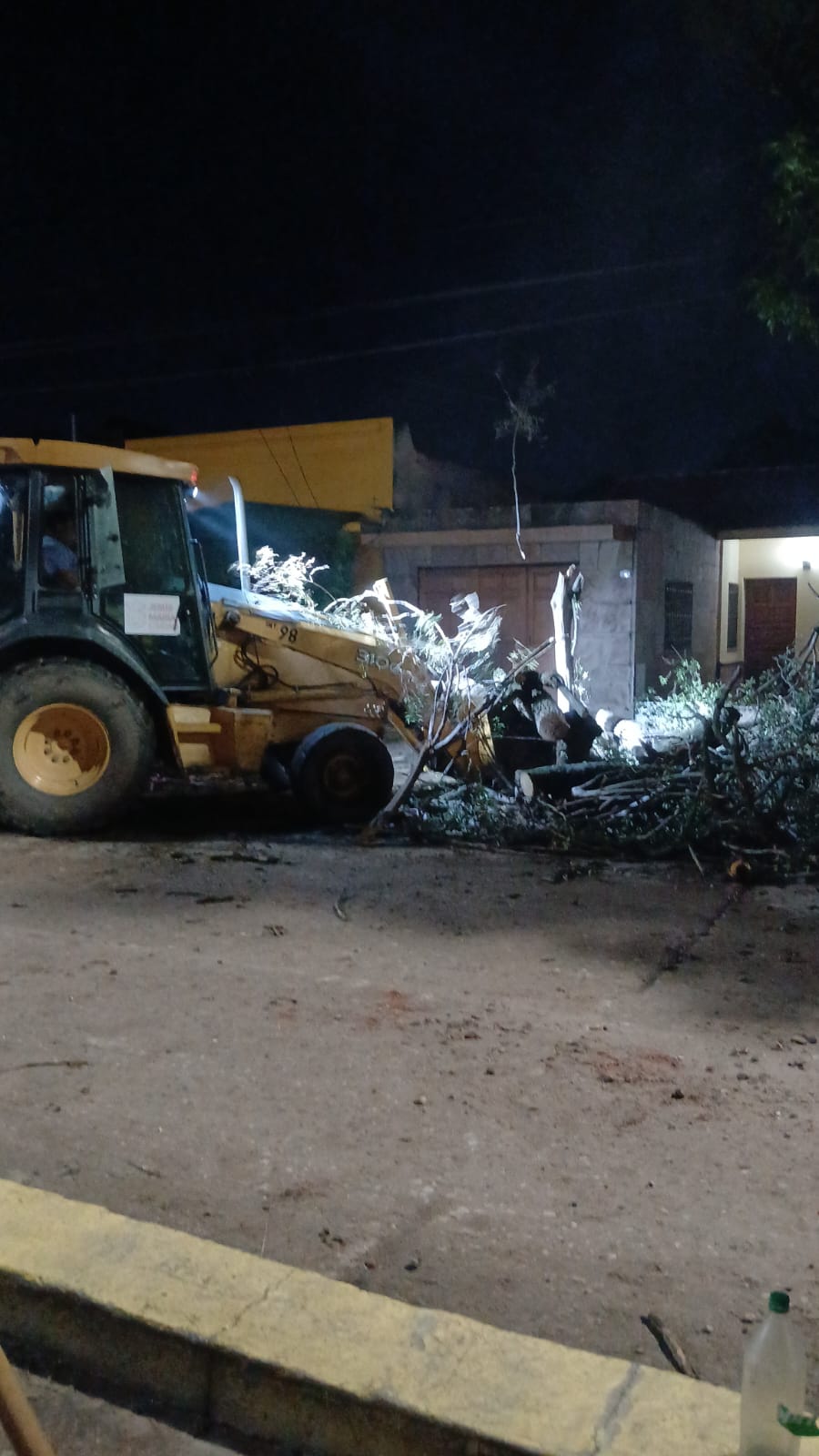 Jesús María: operativo municipal tras los daños ocasionados por la tormenta