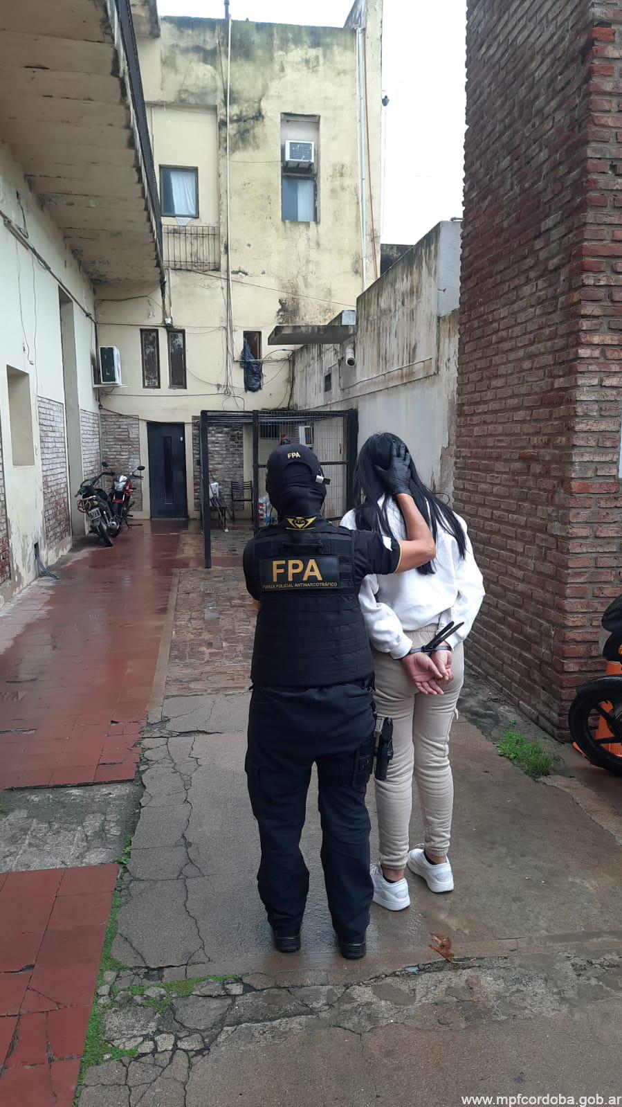FPA ALLANÓ DOS PUNTOS DE VENTA EN SAN FRANCISCO Y UNA CELDA DE LA CÁRCEL DE VILLA MARÍA. DOS DETENIDAS