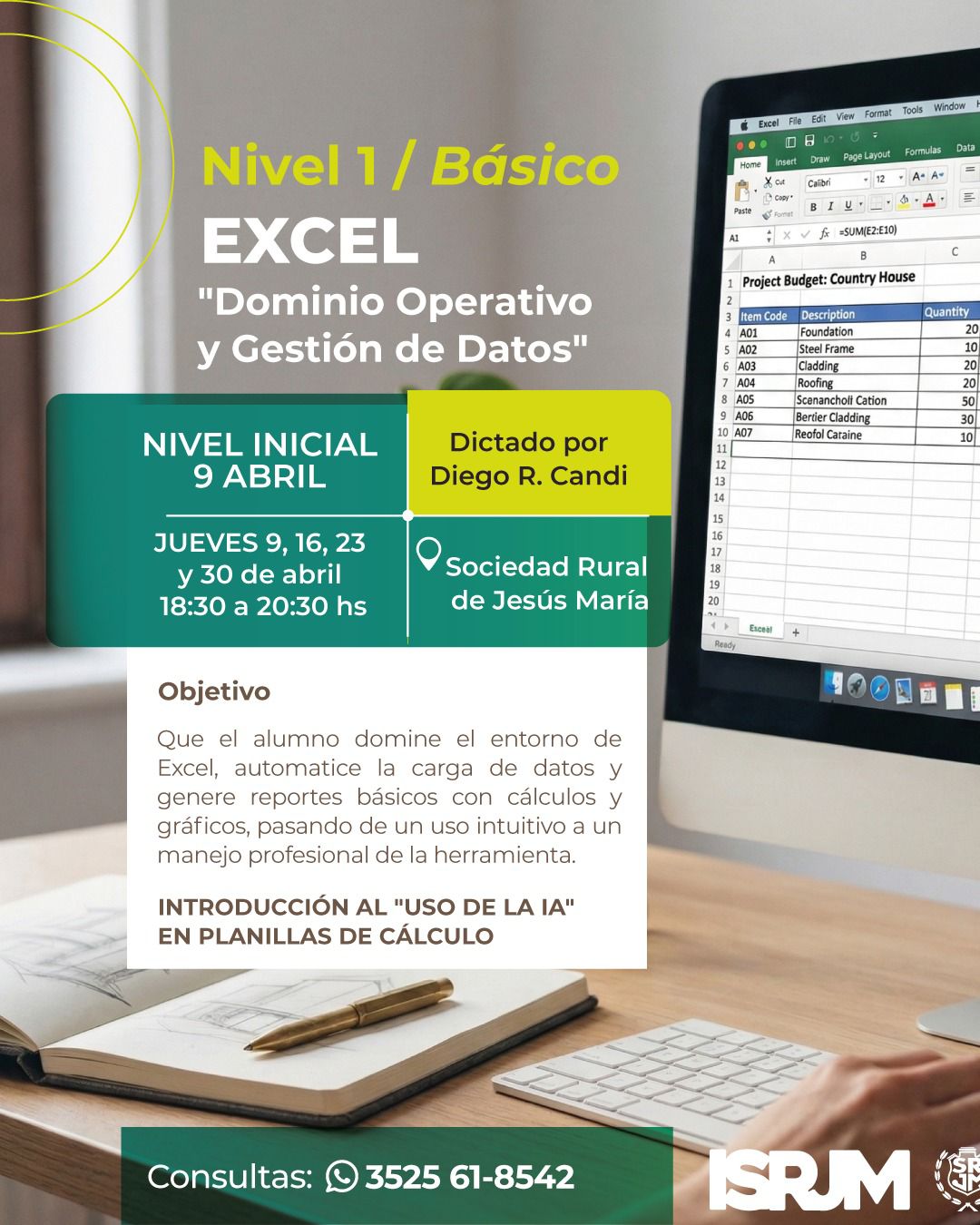 APRENDÉ EXCEL NIVEL BÁSICO