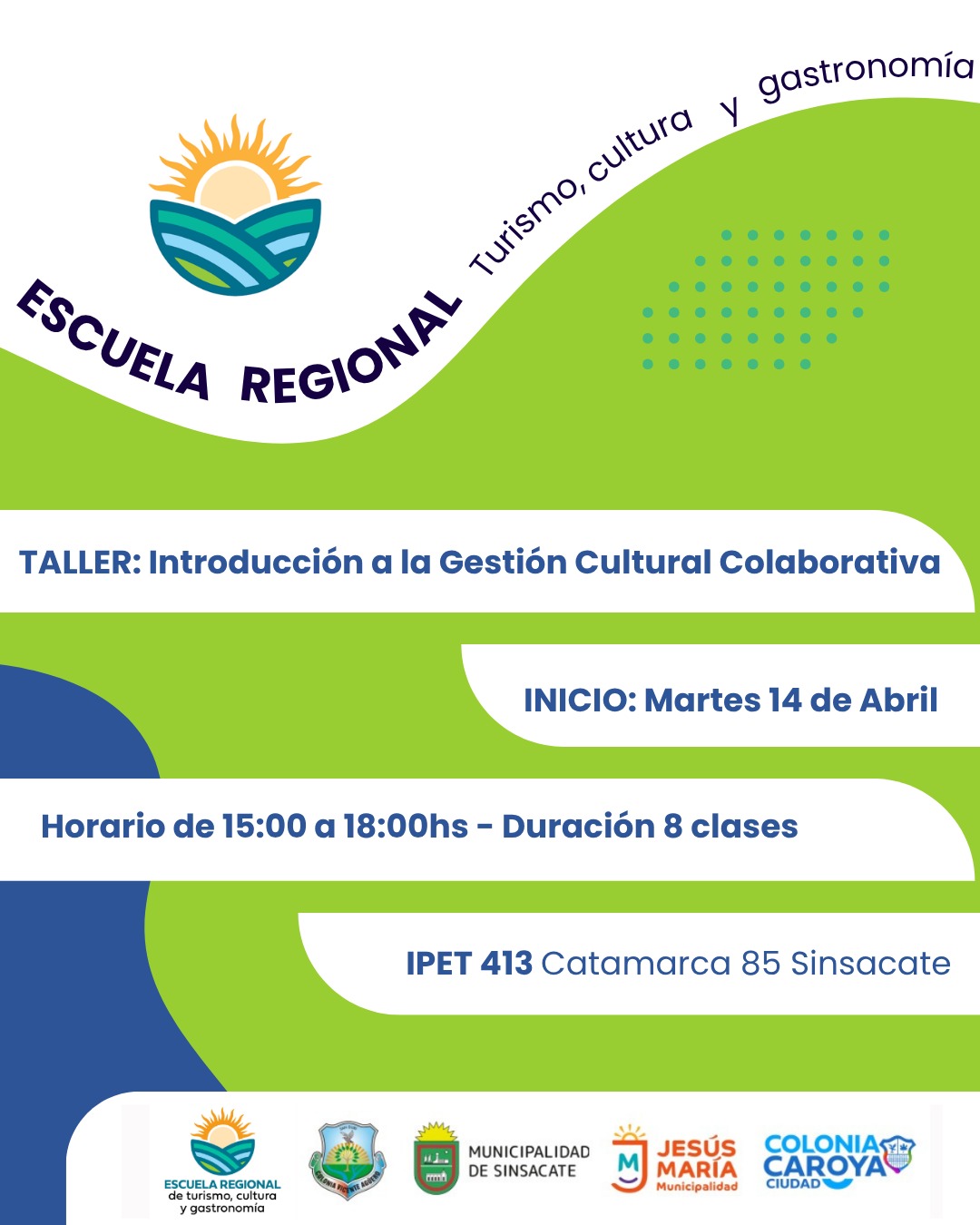 Colonia Caroya: Llega el tercer taller de la Escuela de Turismo, Cultura y Gastronomía
