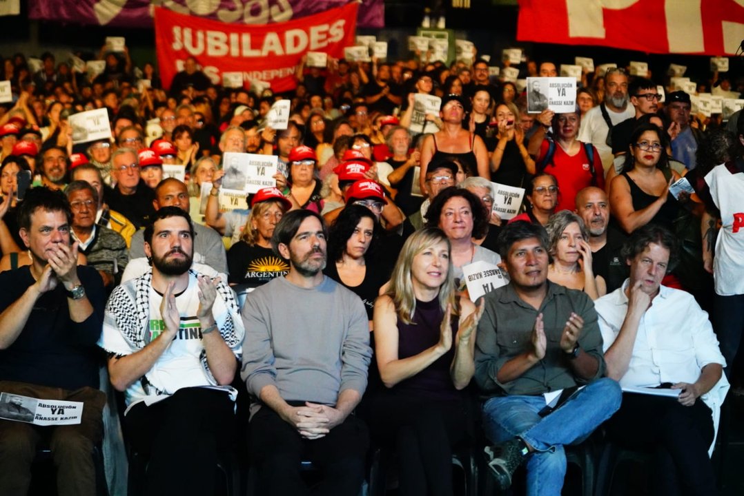 La izquierda hizo su propio acto por el 1 de Mayo con Myriam Bregman como protagonista estelar