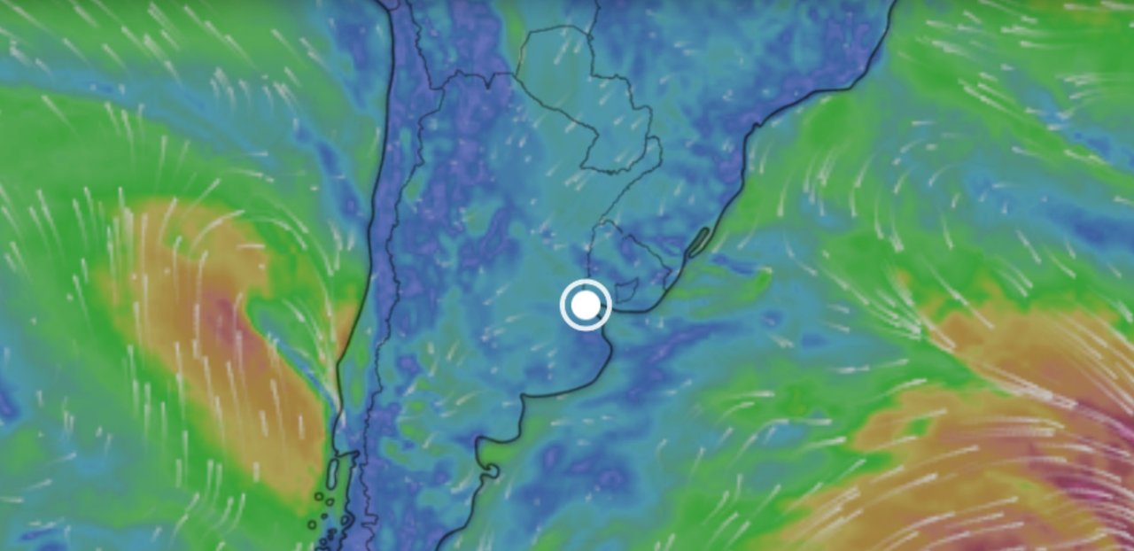 Mapa en vivo de las lluvias hoy en Buenos Aires: cuándo llega lo peor de la ciclogénesis