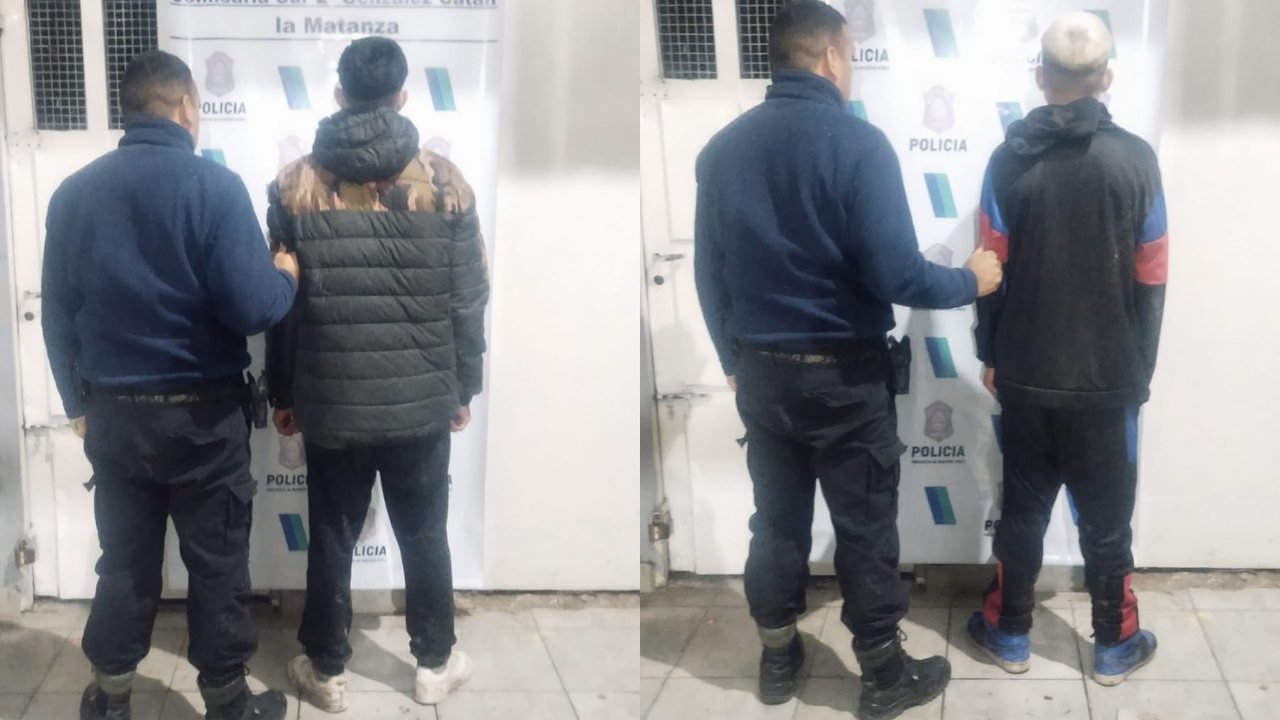 Dos adolescentes de 14 y 16 años fueron detenidos por una entradera y golpear a un joven