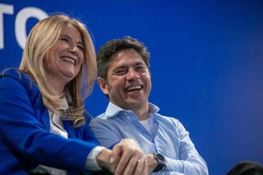 Tras el cruce con La Cámpora en La Plata, Magario redobló la apuesta y en pleno acto pidió que Kicillof “sea presidente”