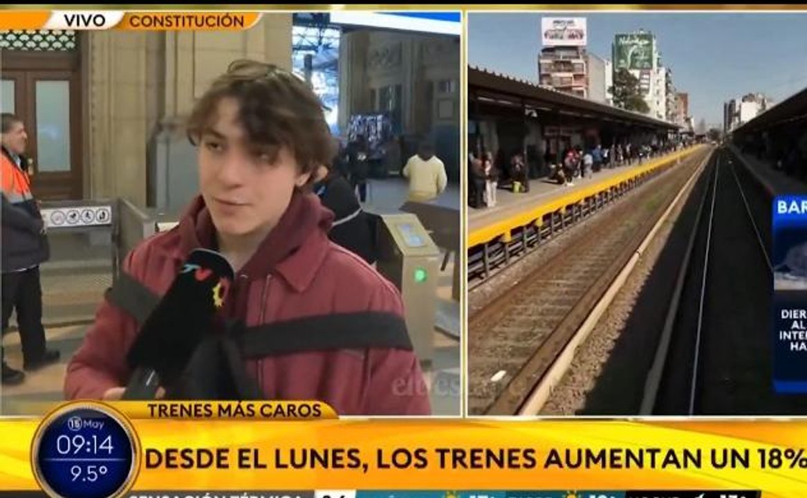 En TN preguntaron por el tarifazo en los trenes y un pibe dejó un testimonio que golpea de lleno al Gobierno