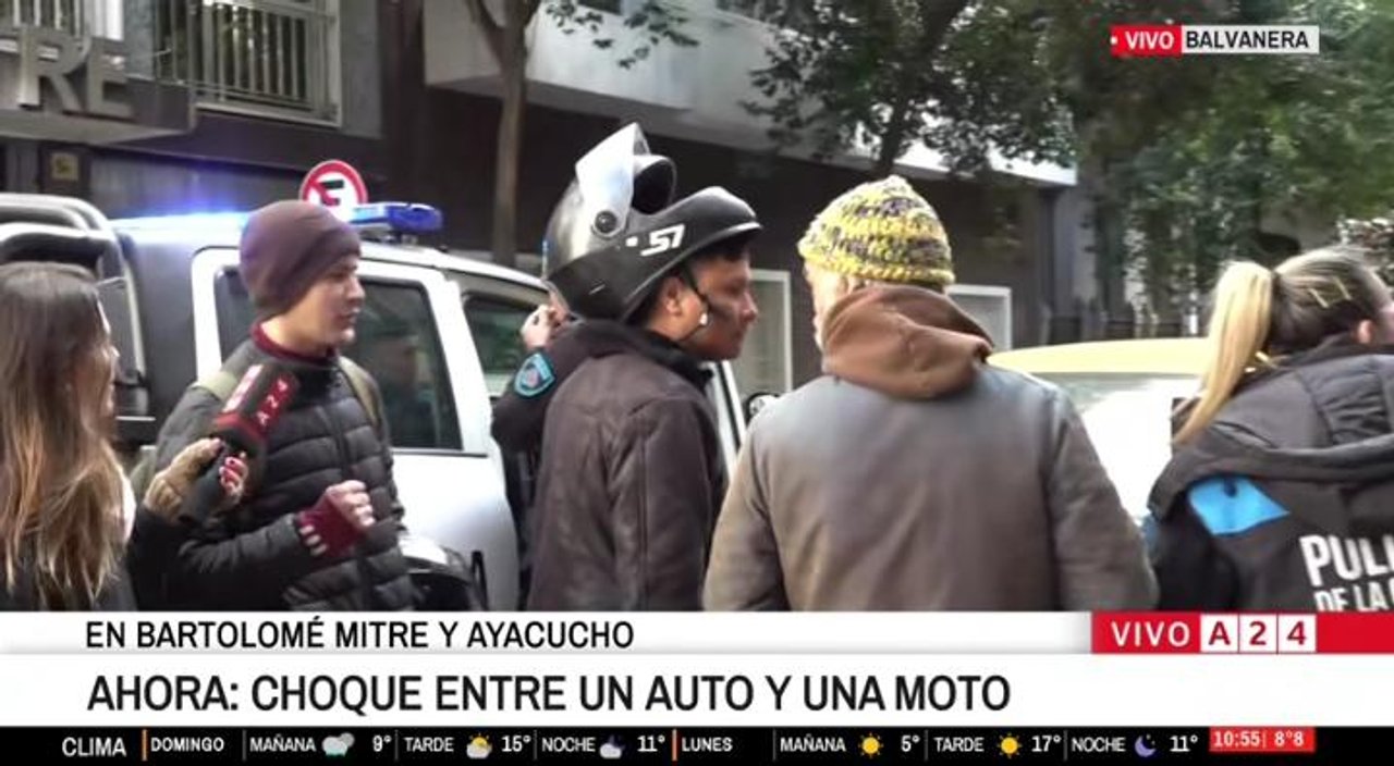 Papelón libertario: chocaron, dieron positivo de alcoholemia y lanzaron un patético “aguante Milei” en plena cobertura