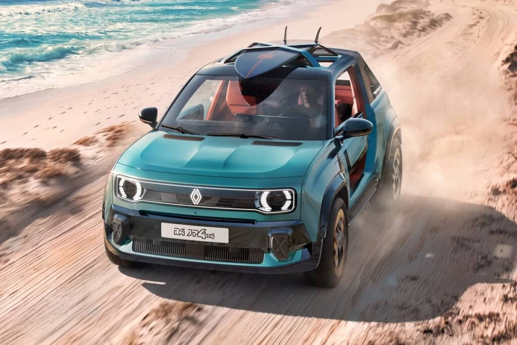 El modelo clásico francés que se reinventa como un vehículo eléctrico para la playa