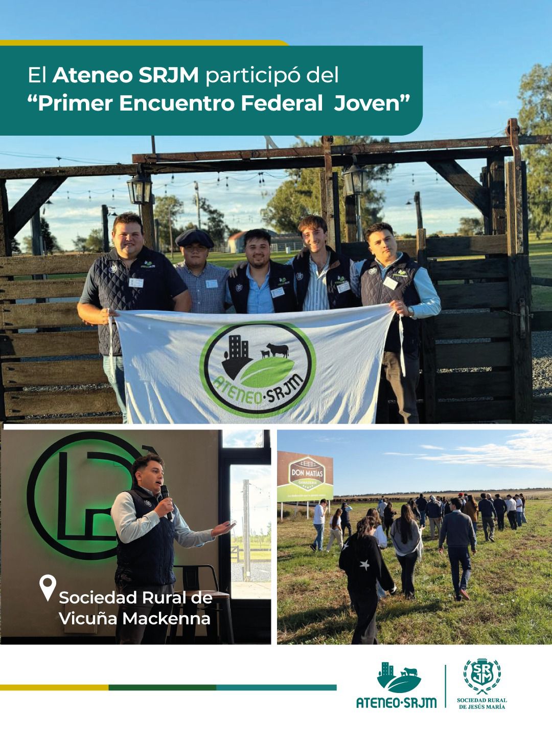 EL ATENEO SRJM PARTICIPÓ DEL “PRIMER ENCUENTRO FEDERAL” JOVEN EN VICUÑA MACKENNA