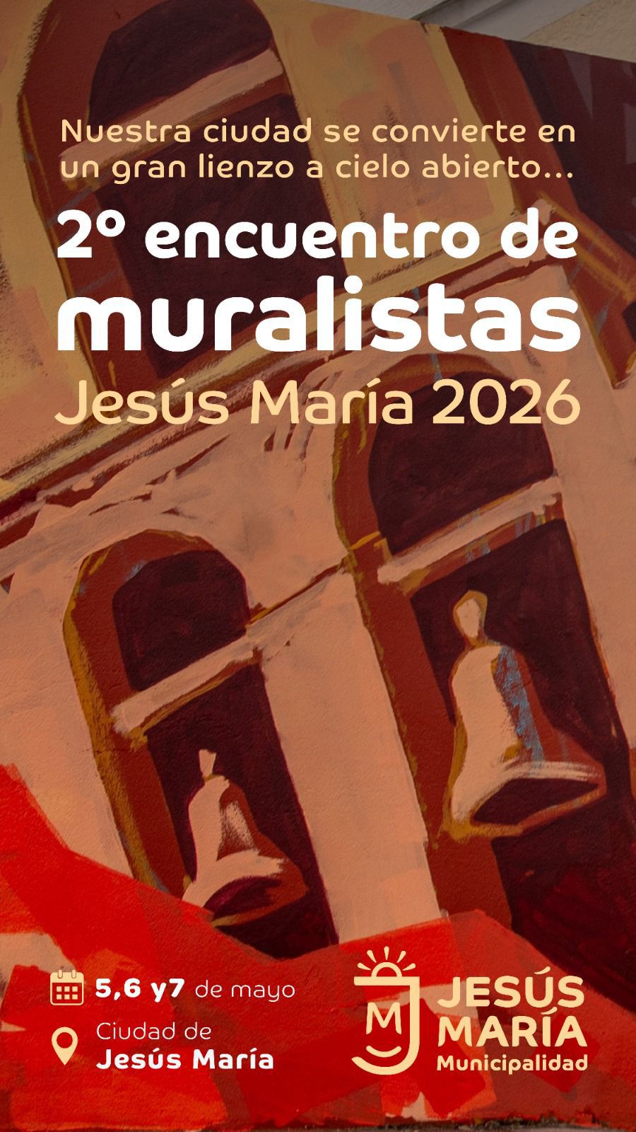 Jesús María se prepara para la segunda edición del Encuentro de Muralistas