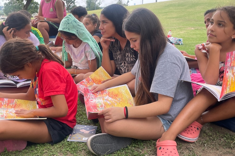 Plan Lectura Verano: Estudiantes de Cintra visitaron el Parque del Chateau