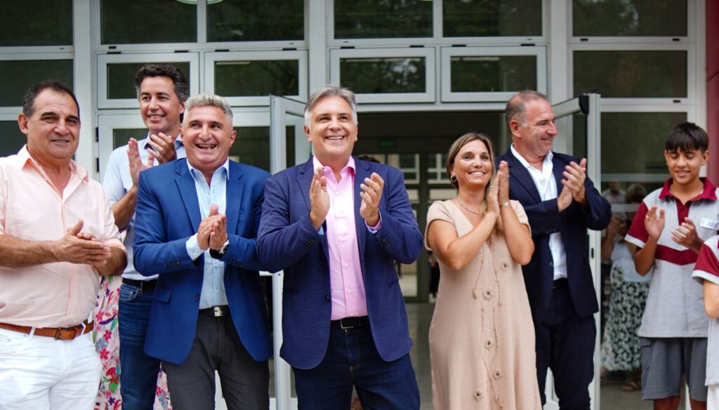 En Villa de las Rosas, Llaryora inauguró el edificio de la escuela de Formación Profesional