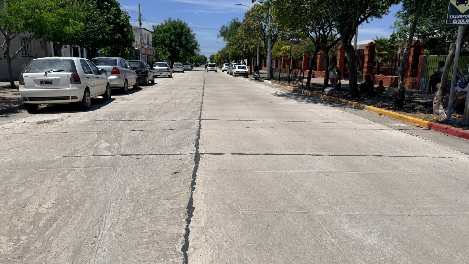 Se habilitó la repavimentación de un tramo de calle Chile