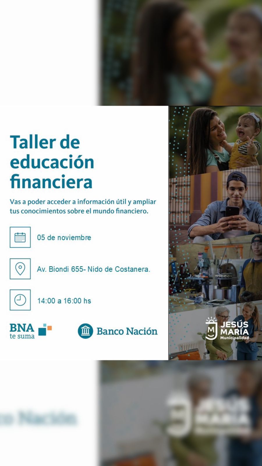 Emprendedores podrán capacitarse en finanzas, créditos e inversiones en Jesús María